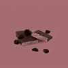 Barretta ricoperta al cioccolato fondente ai gusti di bosco